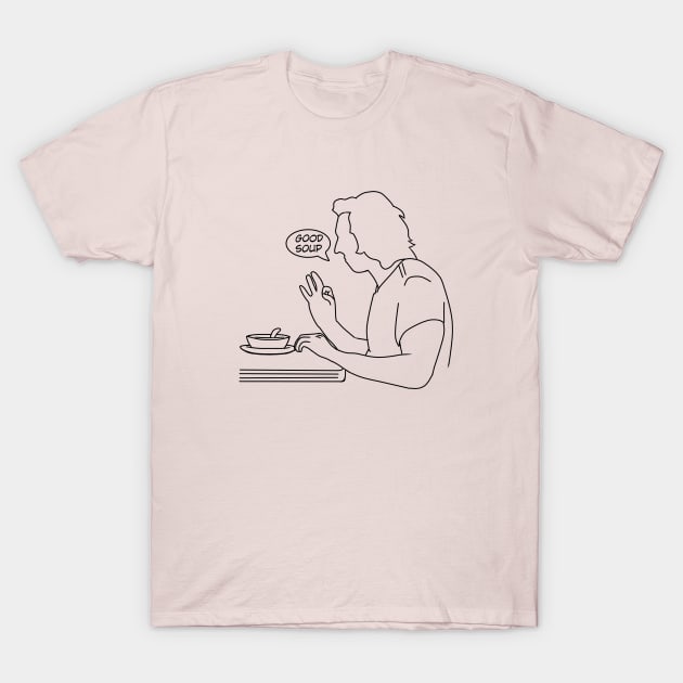 Good soup scene T-Shirt by Mavis Fox